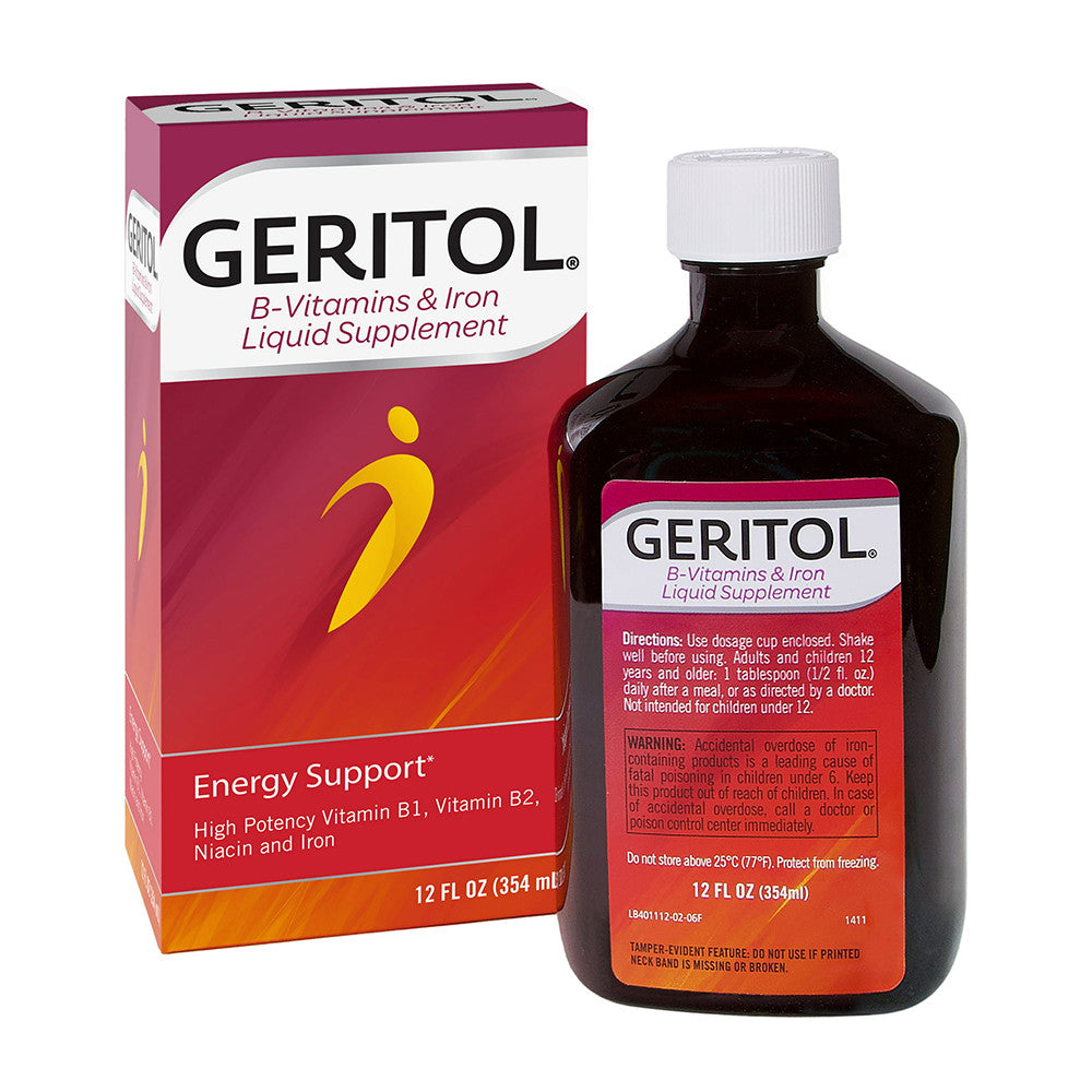 Geritol With Ferrex Tonic, High Potency Vitamin And Iron Supplement, 12 Oz